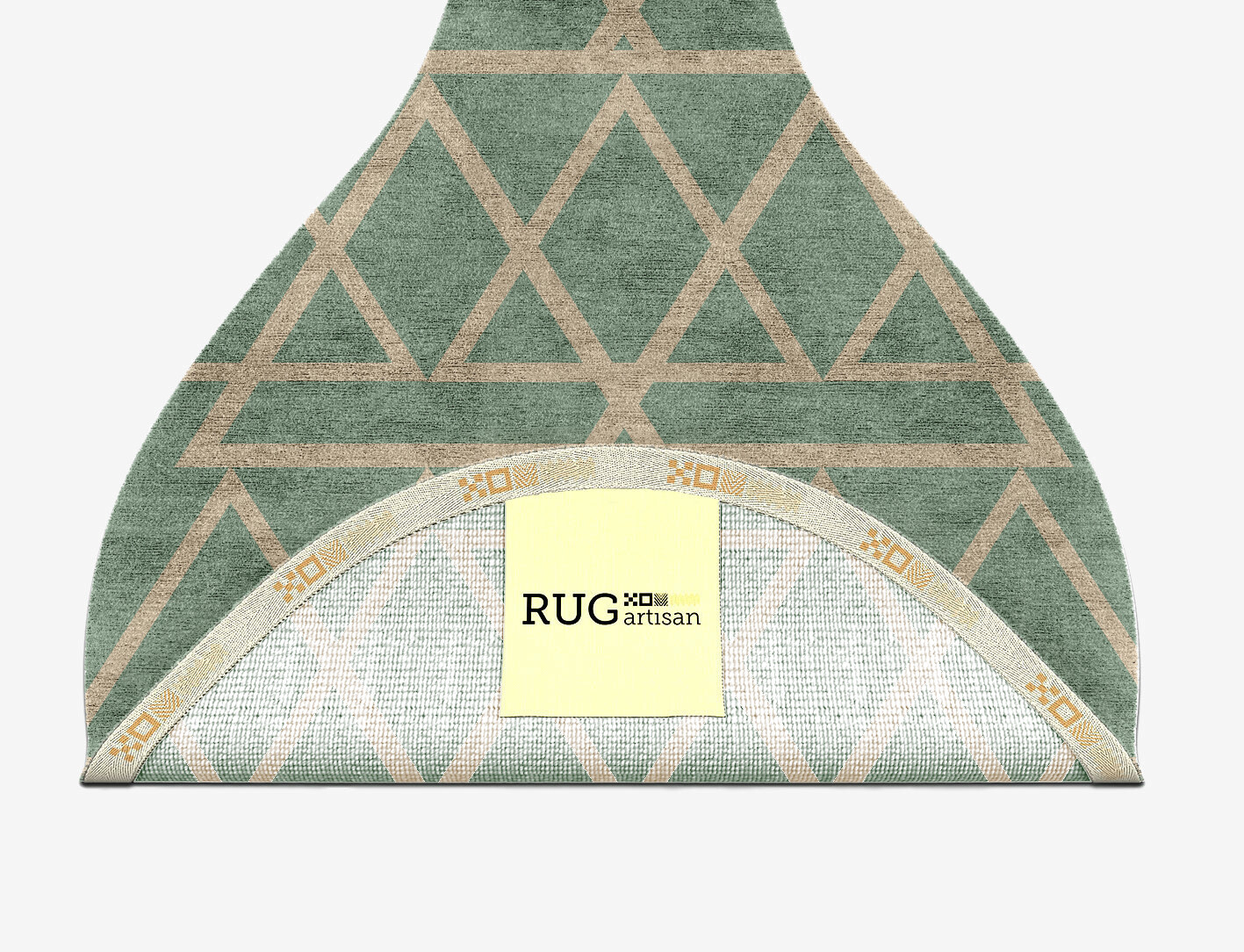 Wilkins Minimalist Drop Hand Knotted Bamboo Silk Custom Rug by Rug Artisan