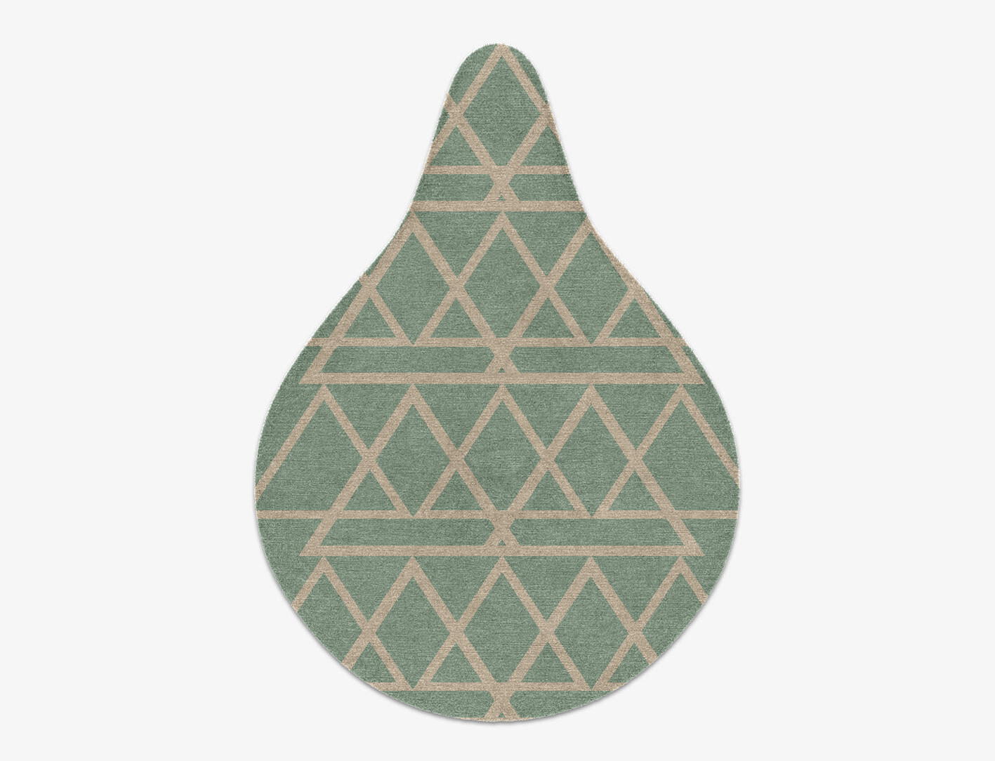 Wilkins Minimalist Drop Hand Knotted Tibetan Wool Custom Rug by Rug Artisan