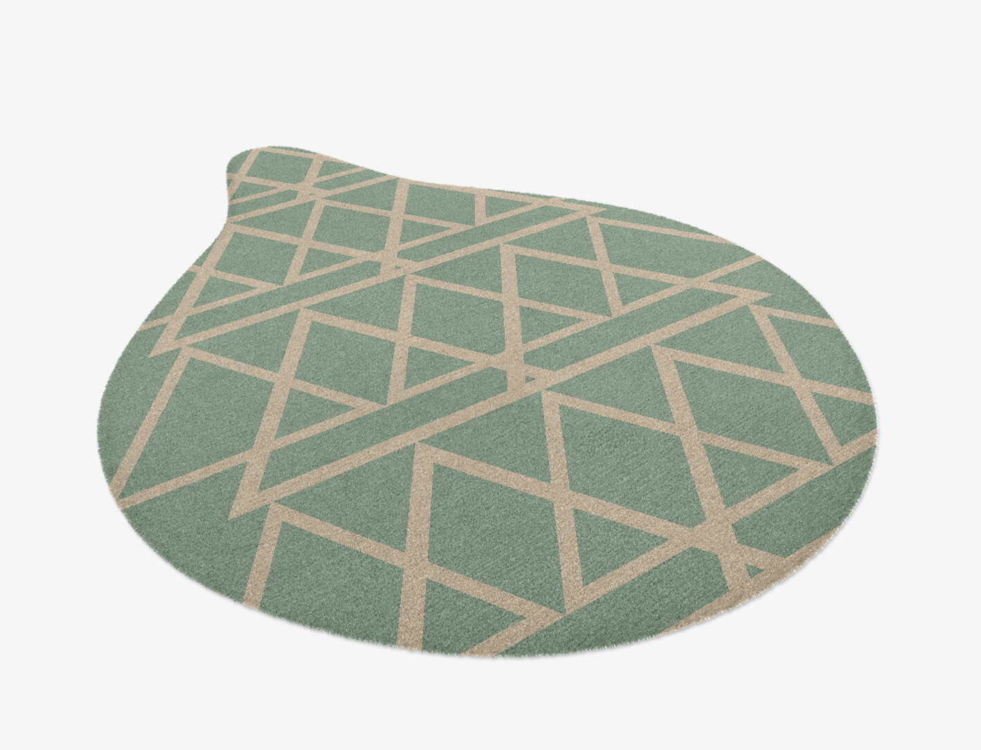 Wilkins Minimalist Drop Hand Knotted Tibetan Wool Custom Rug by Rug Artisan