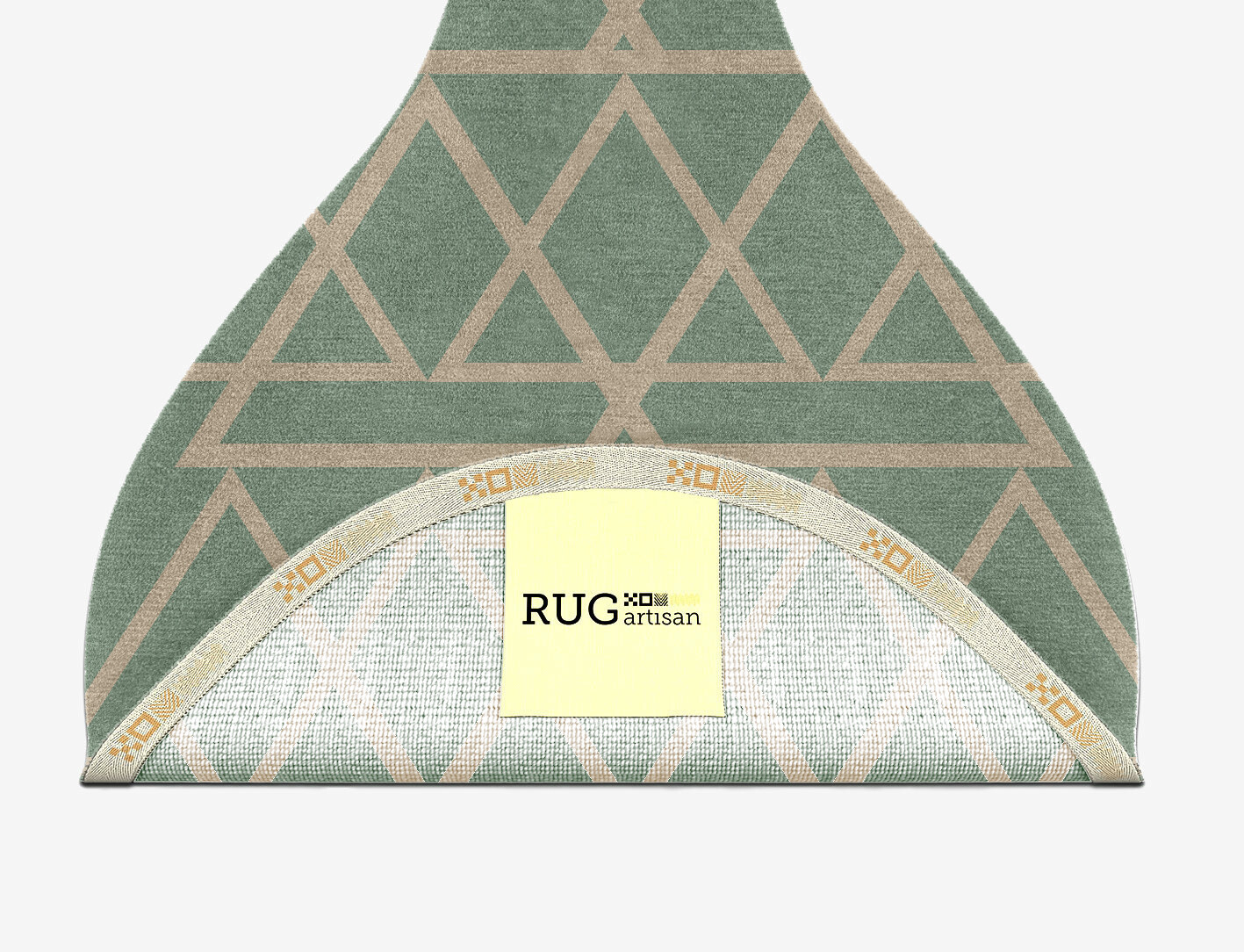 Wilkins Minimalist Drop Hand Knotted Tibetan Wool Custom Rug by Rug Artisan