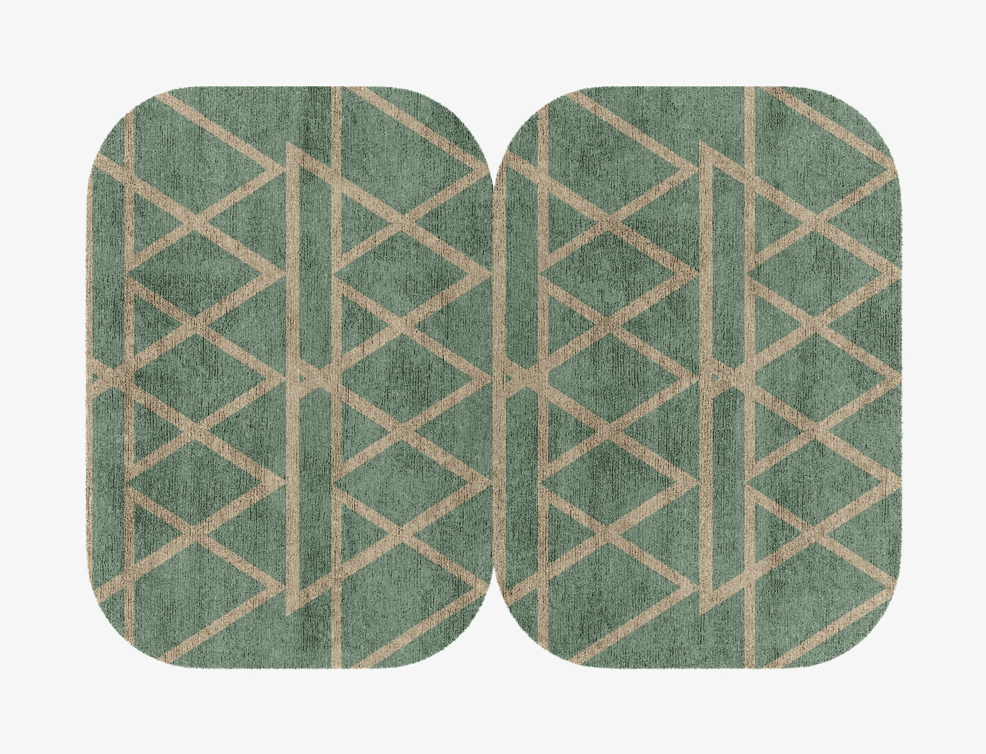 Wilkins Minimalist Eight Hand Knotted Bamboo Silk Custom Rug by Rug Artisan
