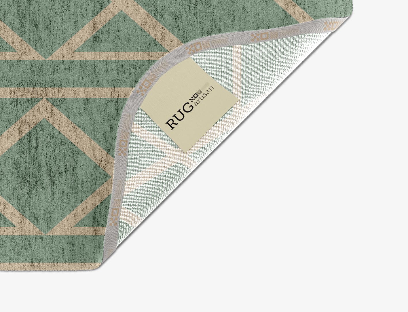 Wilkins Minimalist Oblong Hand Knotted Bamboo Silk Custom Rug by Rug Artisan
