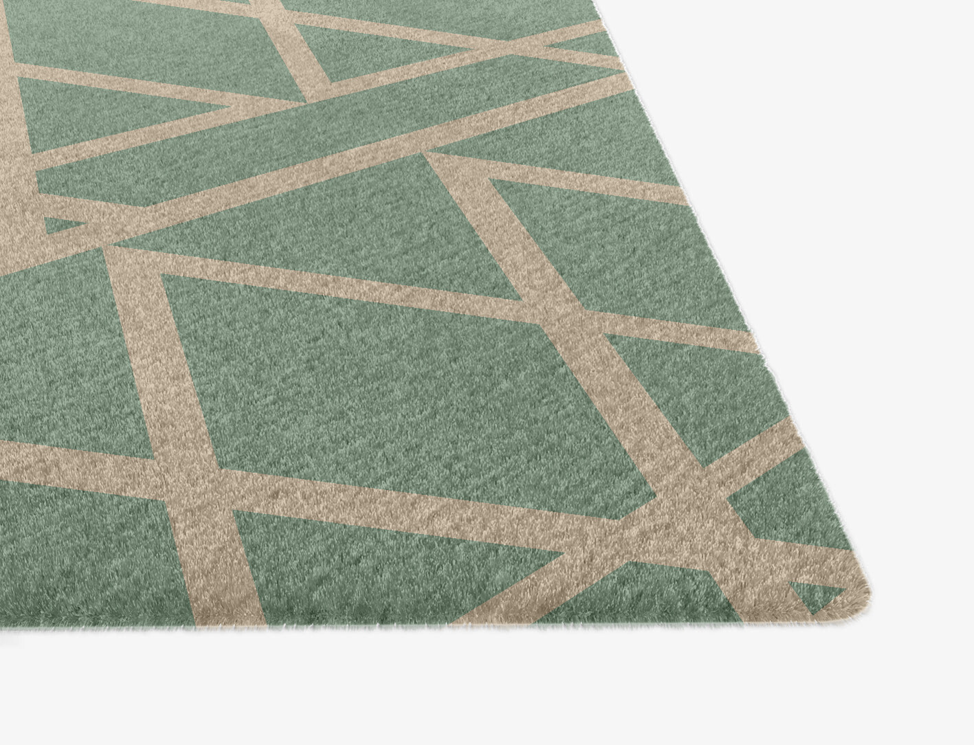 Wilkins Minimalist Ogee Hand Knotted Tibetan Wool Custom Rug by Rug Artisan