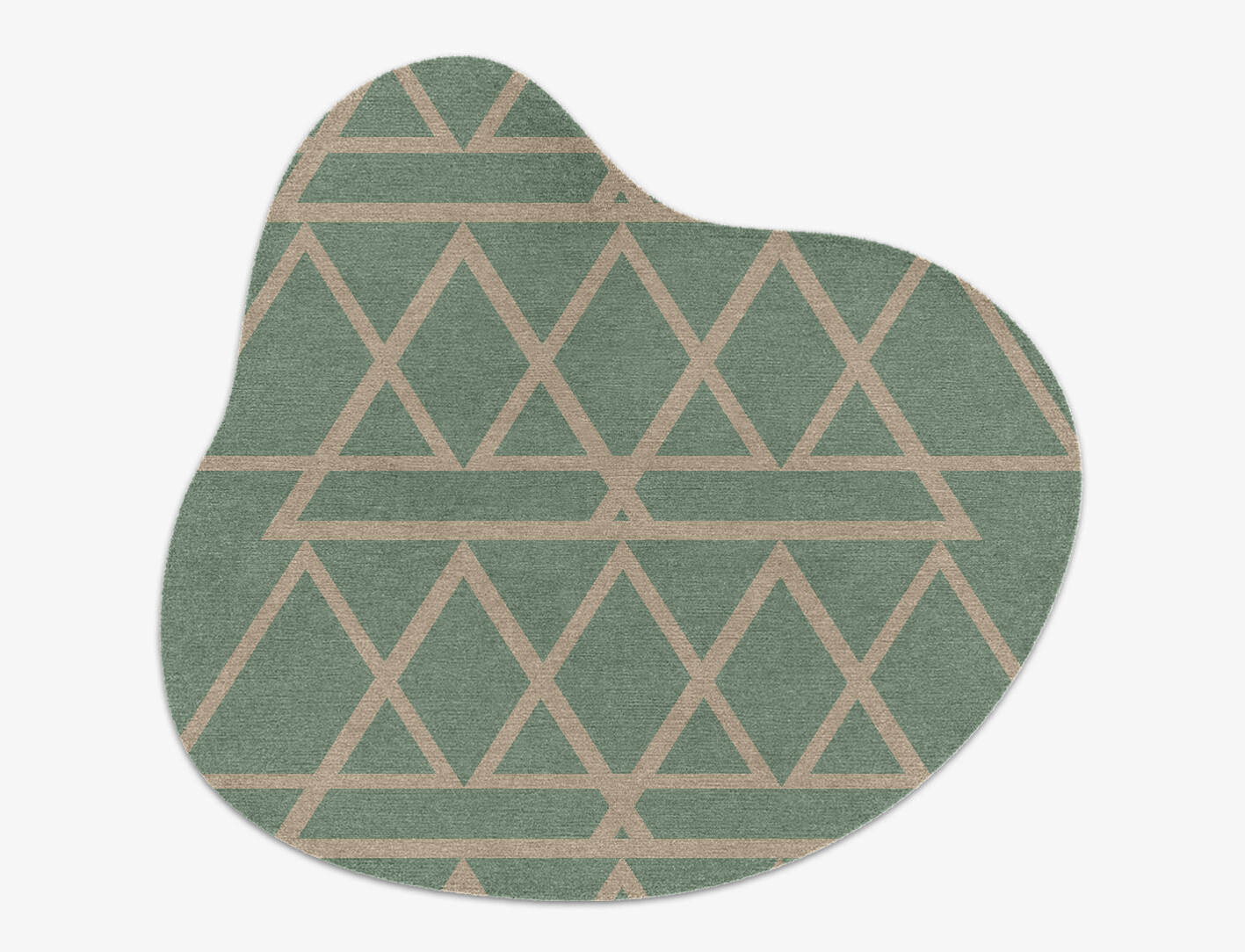 Wilkins Minimalist Splash Hand Knotted Tibetan Wool Custom Rug by Rug Artisan