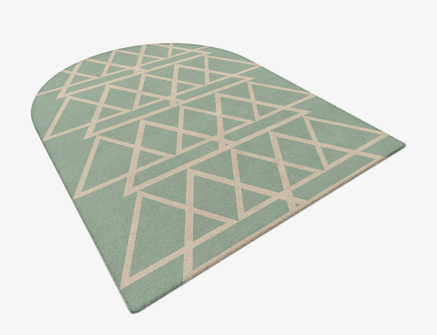 Wilkins Minimalist Arch Hand Tufted Pure Wool Custom Rug by Rug Artisan