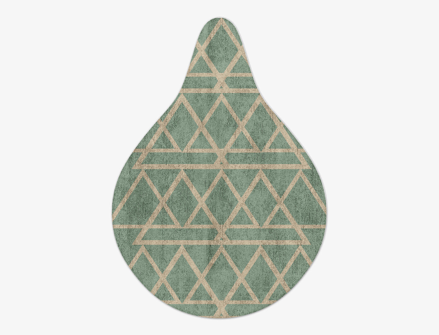 Wilkins Minimalist Drop Hand Tufted Bamboo Silk Custom Rug by Rug Artisan