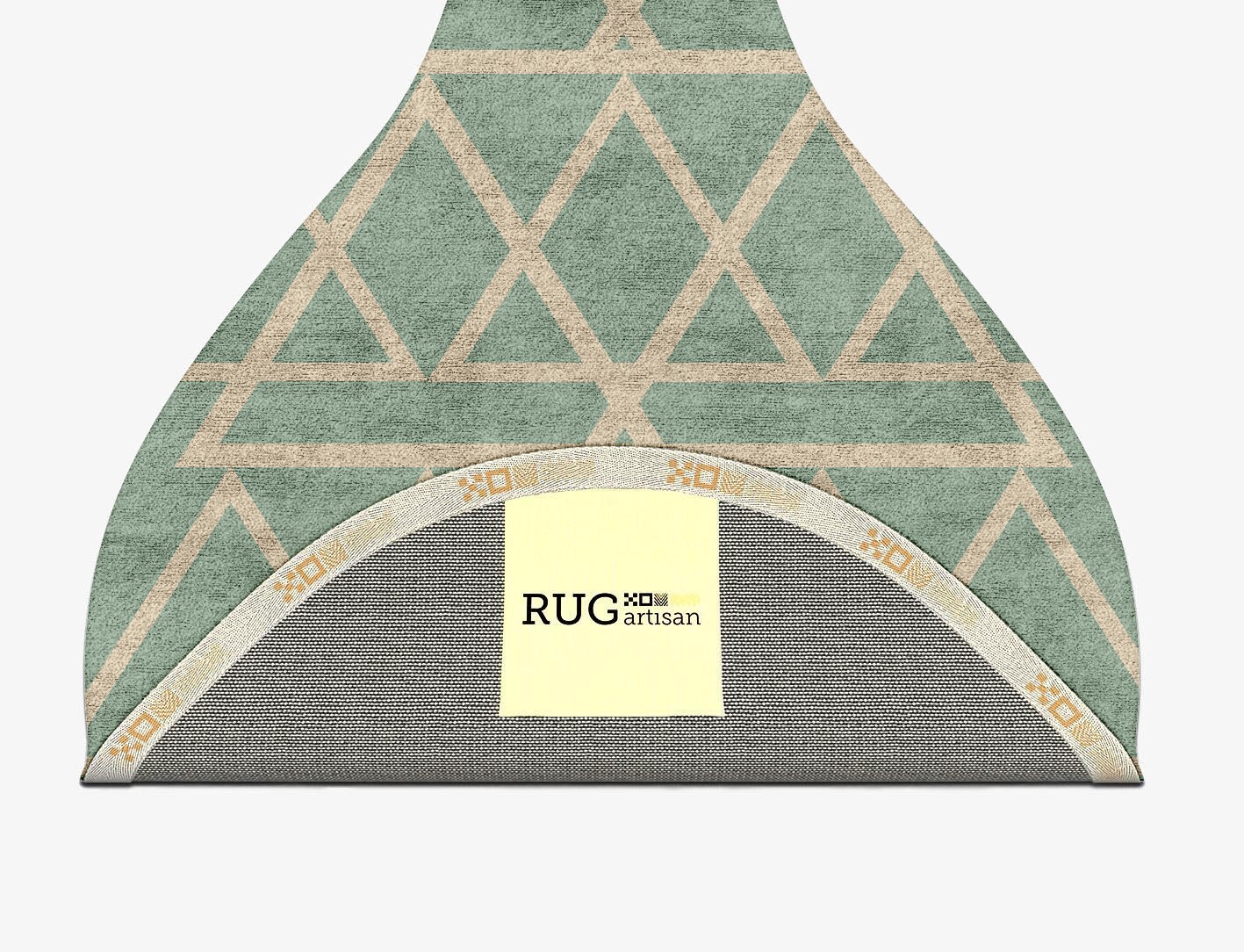 Wilkins Minimalist Drop Hand Tufted Bamboo Silk Custom Rug by Rug Artisan