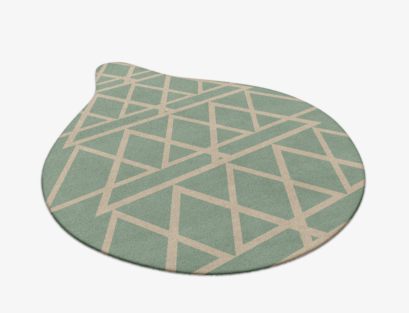 Wilkins Minimalist Drop Hand Tufted Pure Wool Custom Rug by Rug Artisan