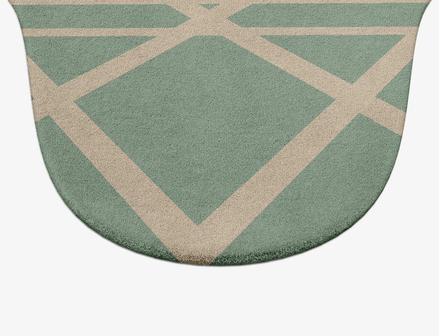 Wilkins Minimalist Drop Hand Tufted Pure Wool Custom Rug by Rug Artisan