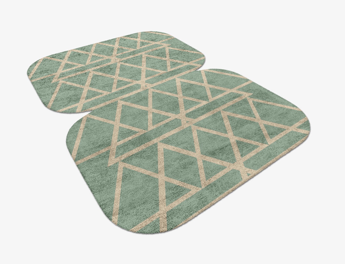 Wilkins Minimalist Eight Hand Tufted Bamboo Silk Custom Rug by Rug Artisan