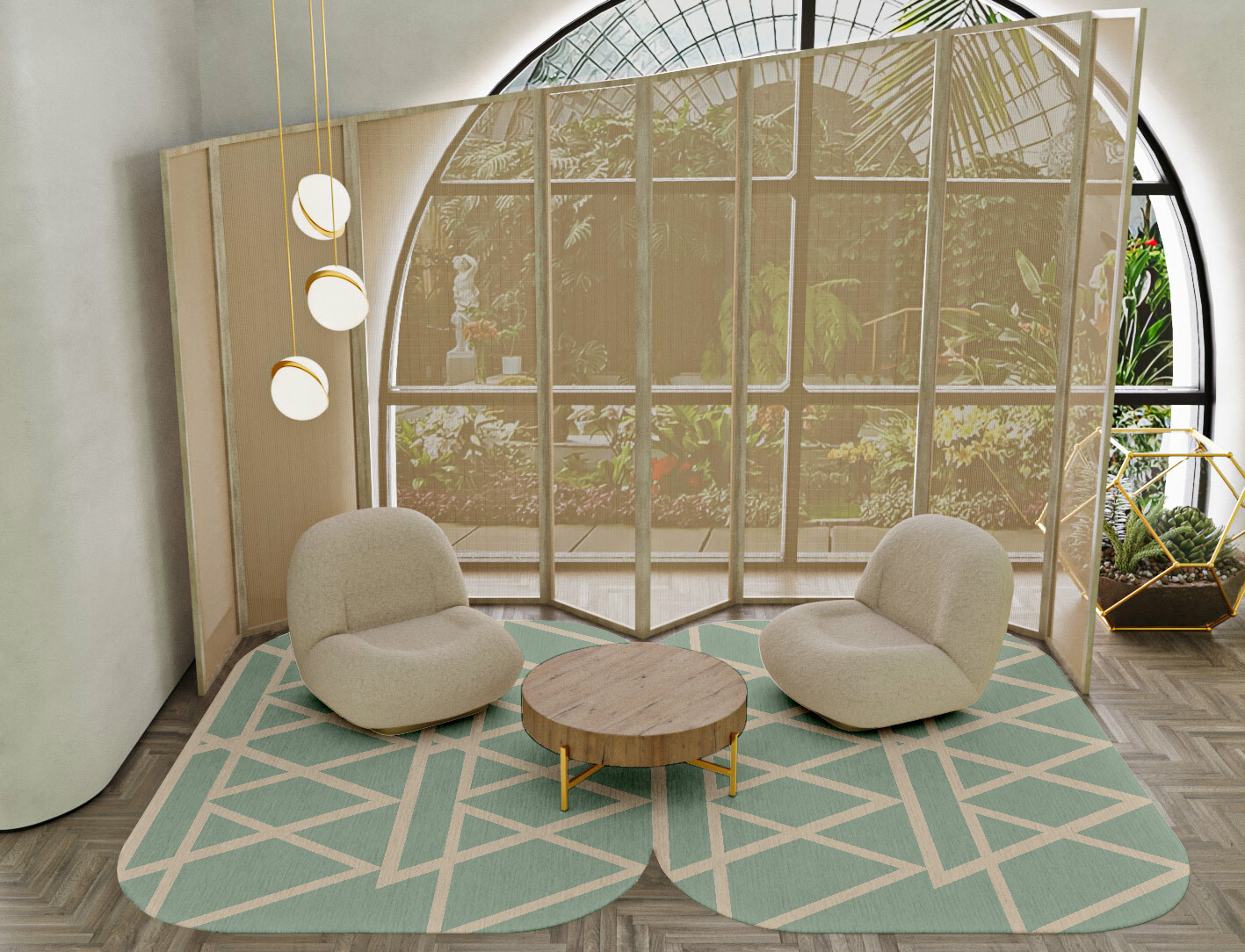 Wilkins Minimalist Eight Hand Tufted Pure Wool Custom Rug by Rug Artisan