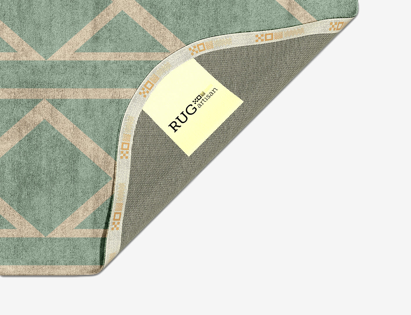 Wilkins Minimalist Oblong Hand Tufted Bamboo Silk Custom Rug by Rug Artisan