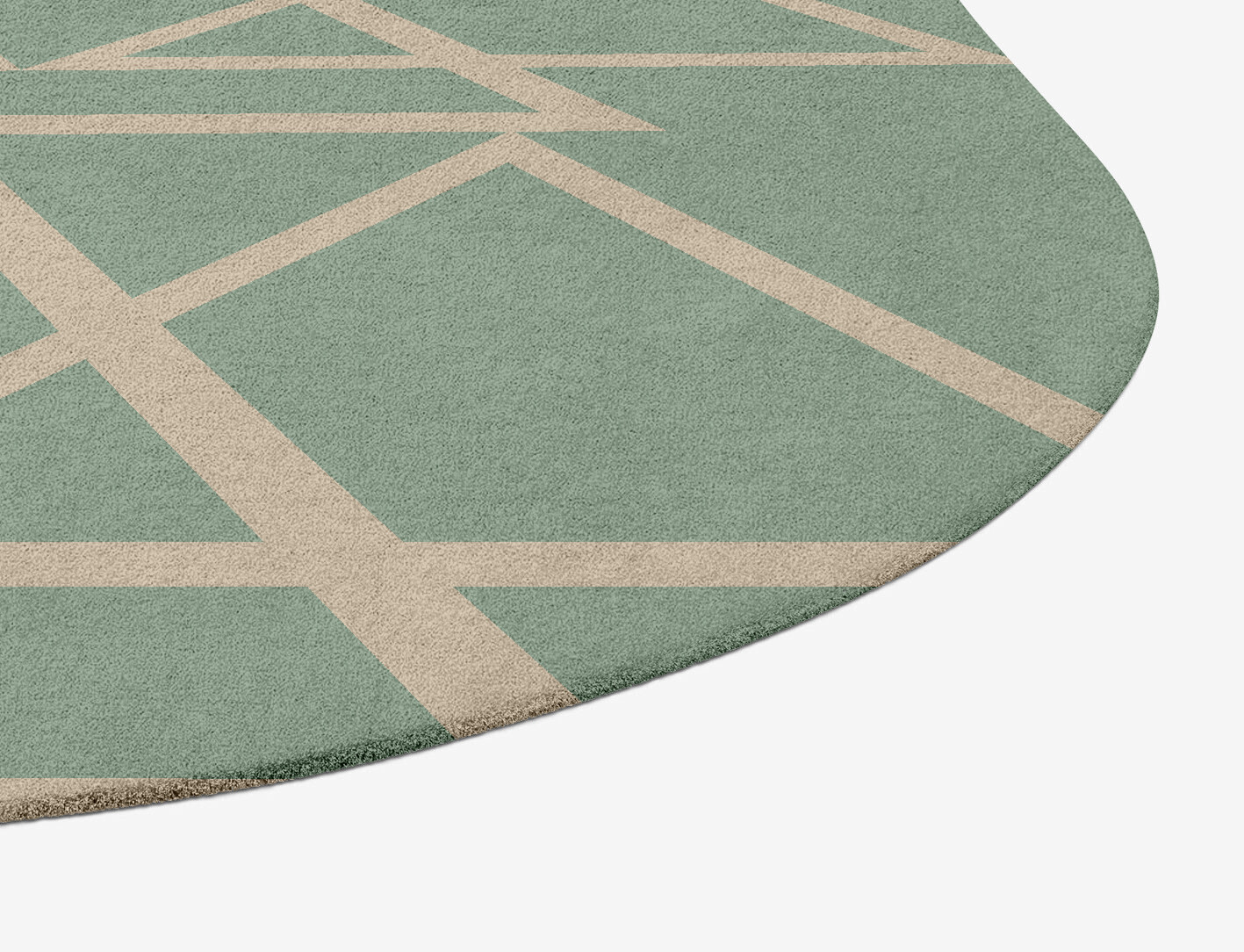 Wilkins Minimalist Oblong Hand Tufted Pure Wool Custom Rug by Rug Artisan