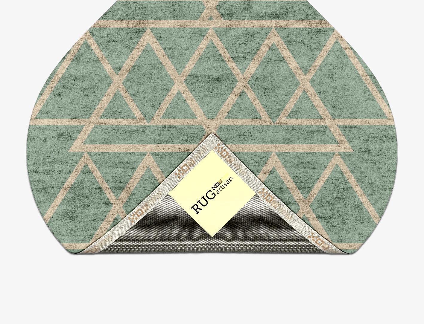 Wilkins Minimalist Ogee Hand Tufted Bamboo Silk Custom Rug by Rug Artisan