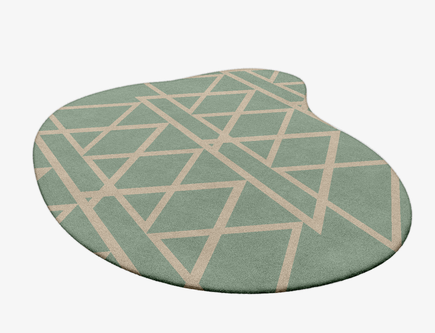 Wilkins Minimalist Splash Hand Tufted Pure Wool Custom Rug by Rug Artisan