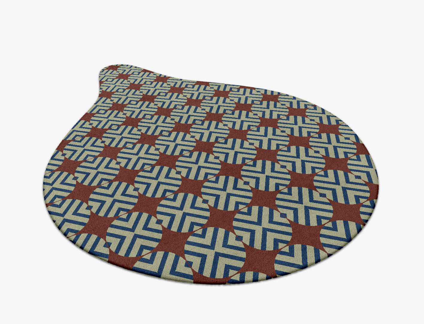 Winnow Geometric Drop Hand Tufted Pure Wool Custom Rug by Rug Artisan