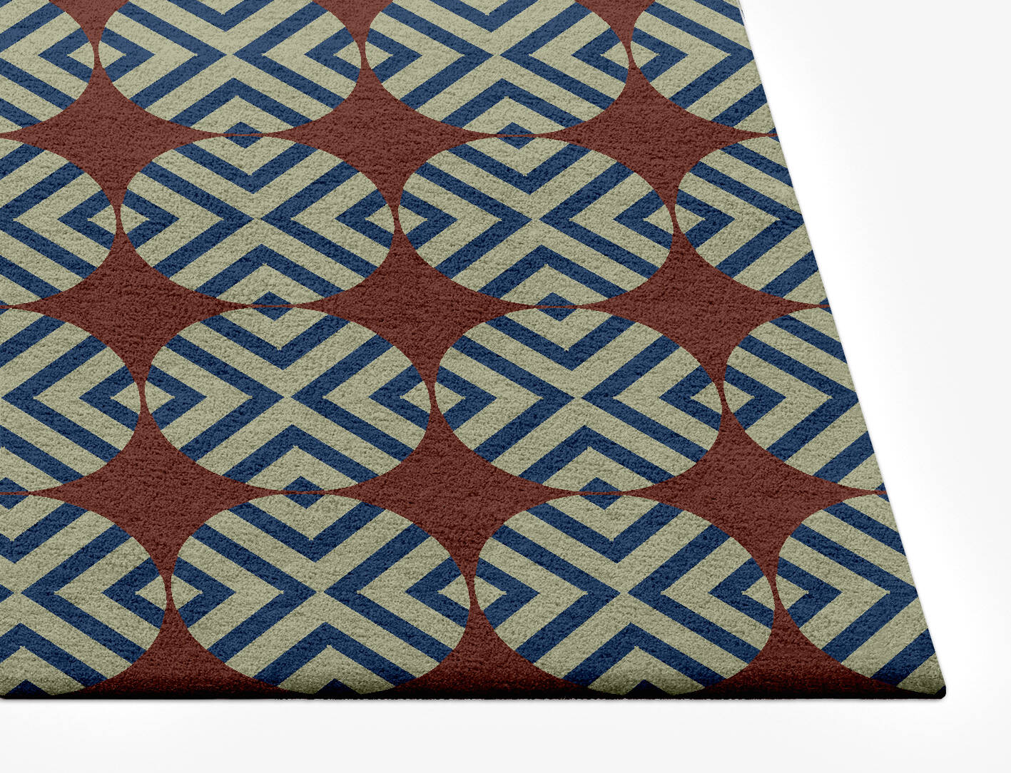 Winnow Geometric Rectangle Hand Tufted Pure Wool Custom Rug by Rug Artisan