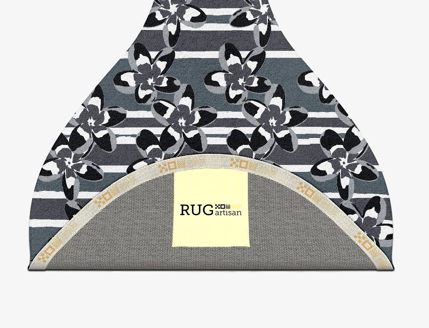 Winter Greys Monochrome Drop Hand Tufted Pure Wool Custom Rug by Rug Artisan