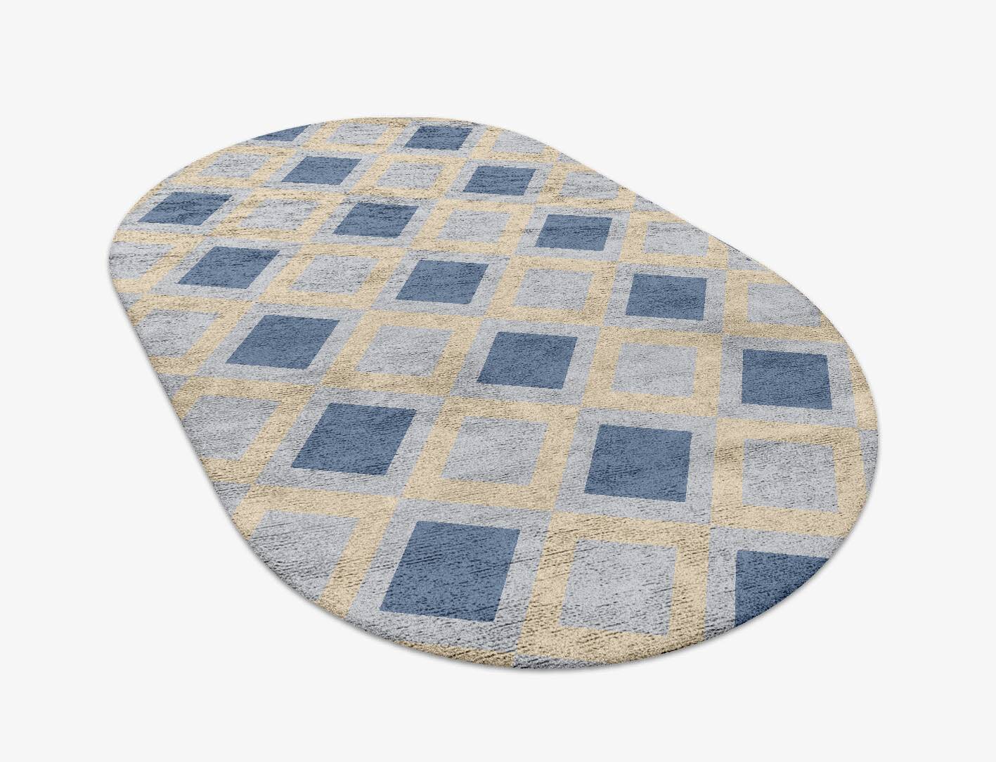 Xanadu Cerulean Capsule Hand Tufted Bamboo Silk Custom Rug by Rug Artisan