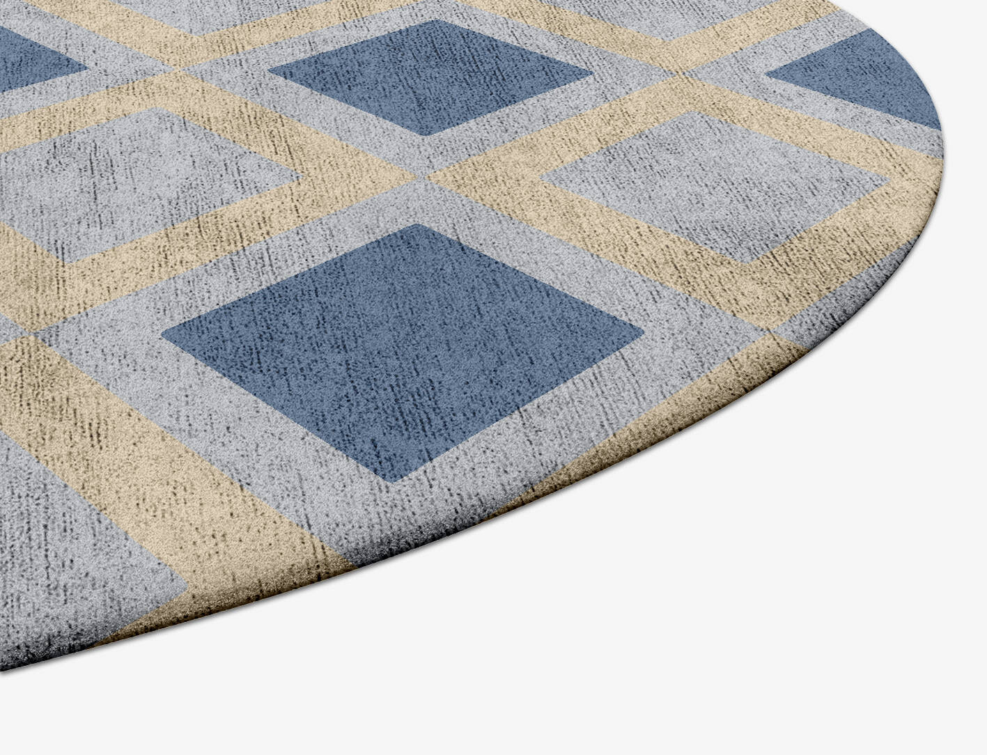 Xanadu Cerulean Capsule Hand Tufted Bamboo Silk Custom Rug by Rug Artisan