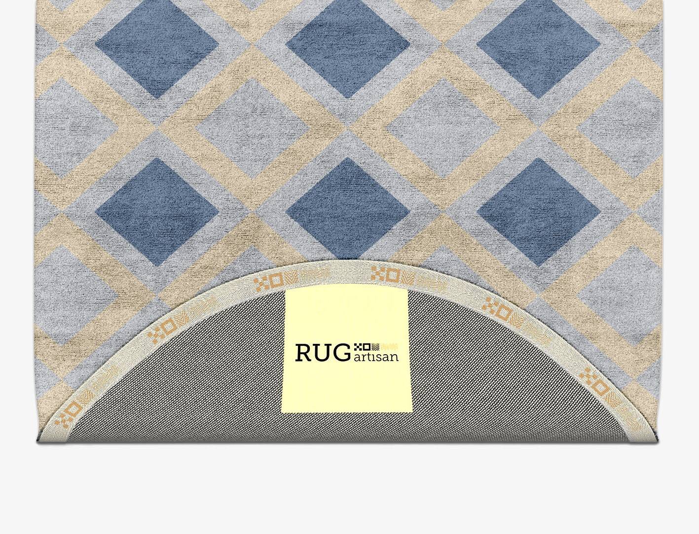 Xanadu Cerulean Capsule Hand Tufted Bamboo Silk Custom Rug by Rug Artisan