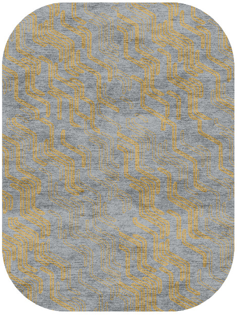 Xanthe  Oblong Hand Knotted Bamboo Silk Custom Rug by Rug Artisan