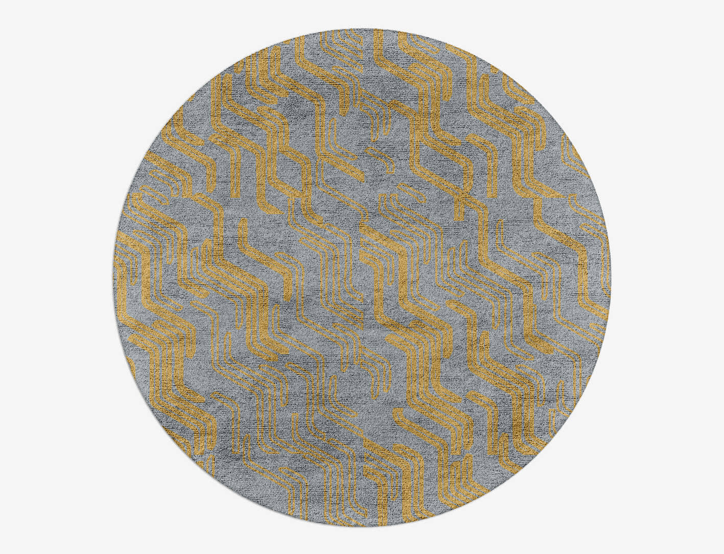 Xanthe  Round Hand Tufted Bamboo Silk Custom Rug by Rug Artisan