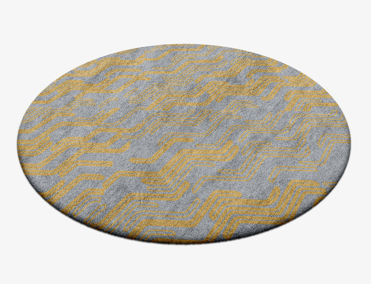 Xanthe  Round Hand Tufted Bamboo Silk Custom Rug by Rug Artisan