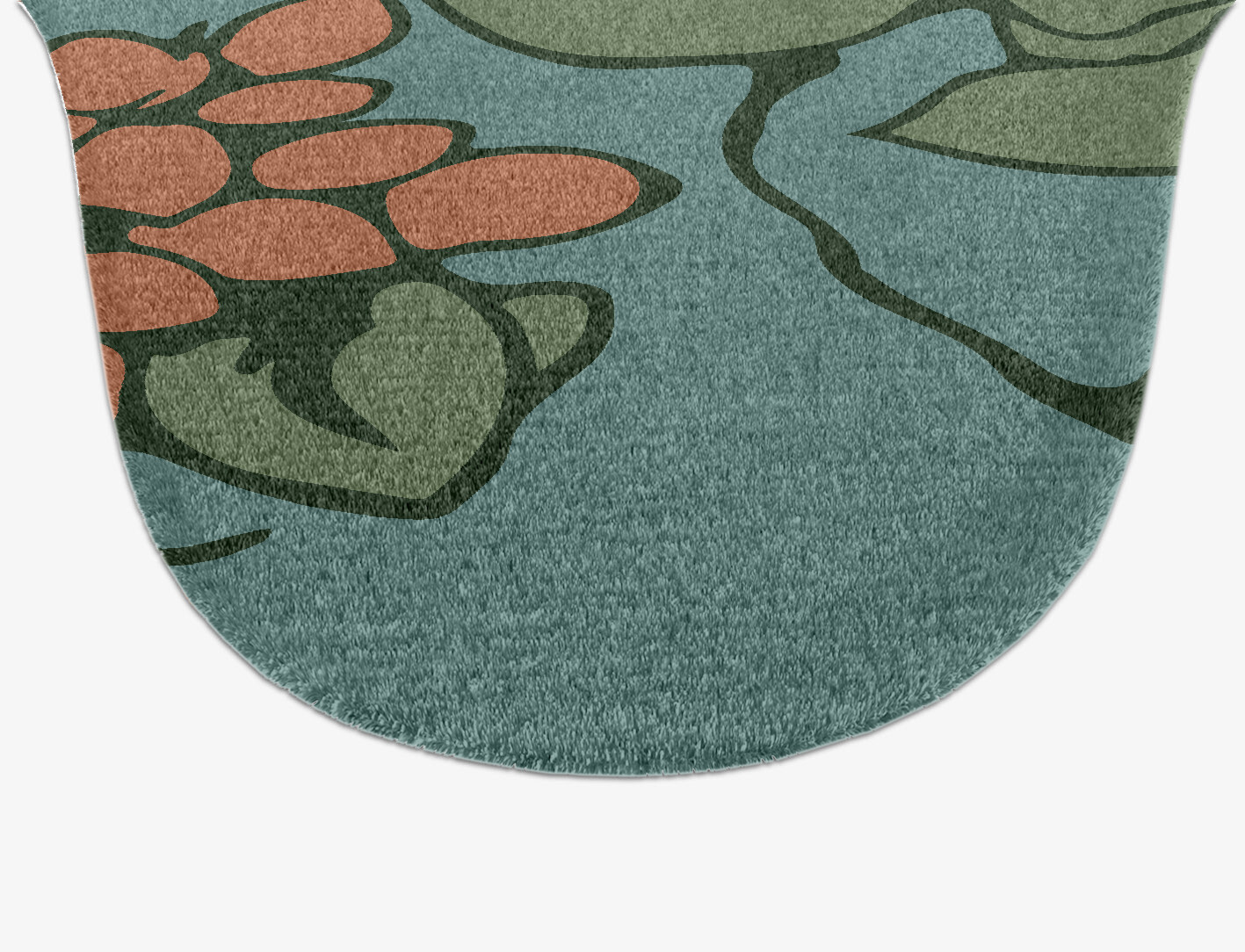 Yarrow Field of Flowers Drop Hand Knotted Tibetan Wool Custom Rug by Rug Artisan