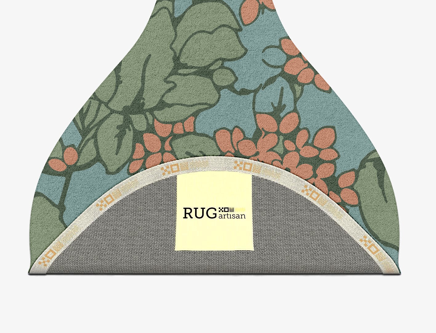 Yarrow Field of Flowers Drop Hand Tufted Pure Wool Custom Rug by Rug Artisan
