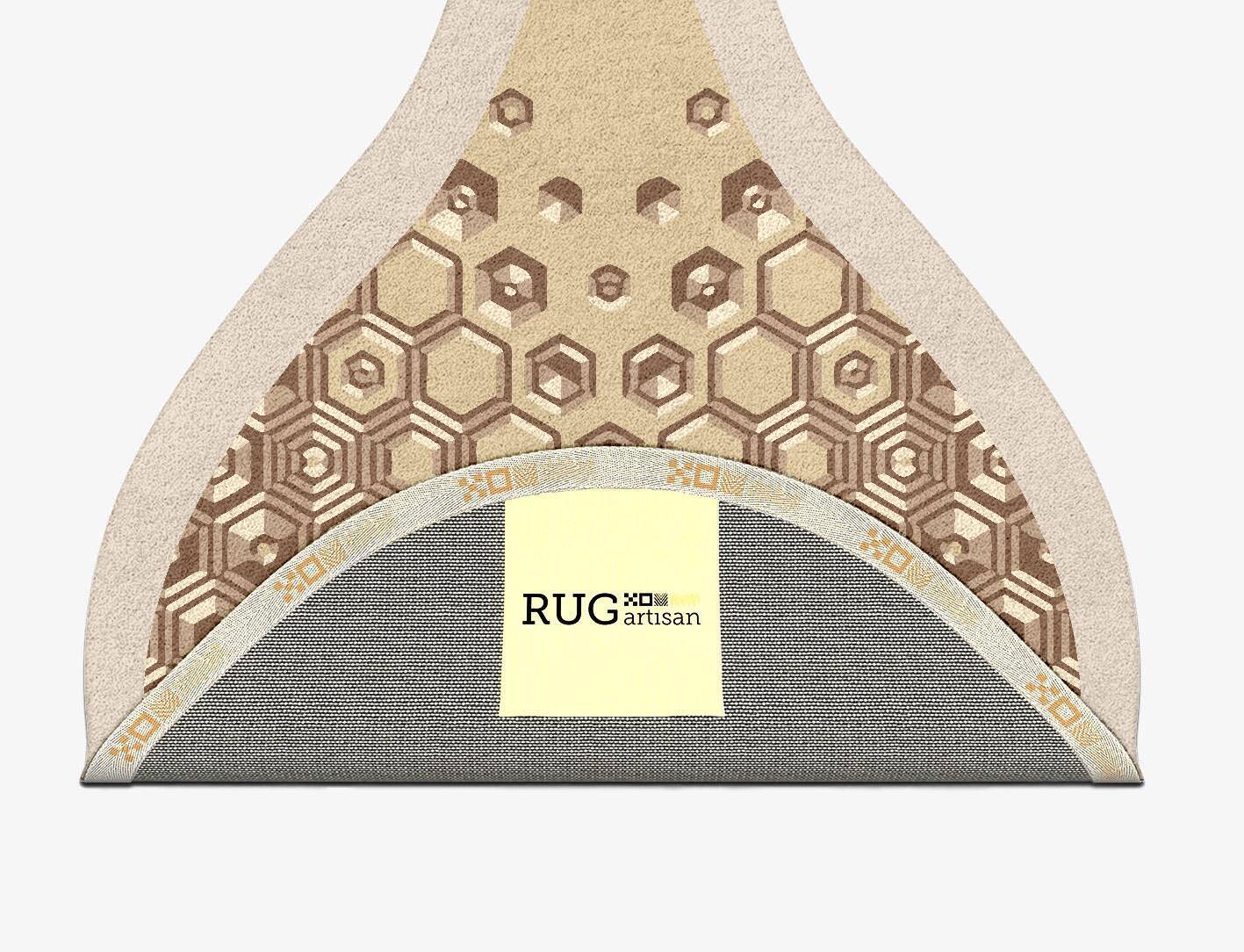 Yoso Origami Drop Hand Tufted Pure Wool Custom Rug by Rug Artisan