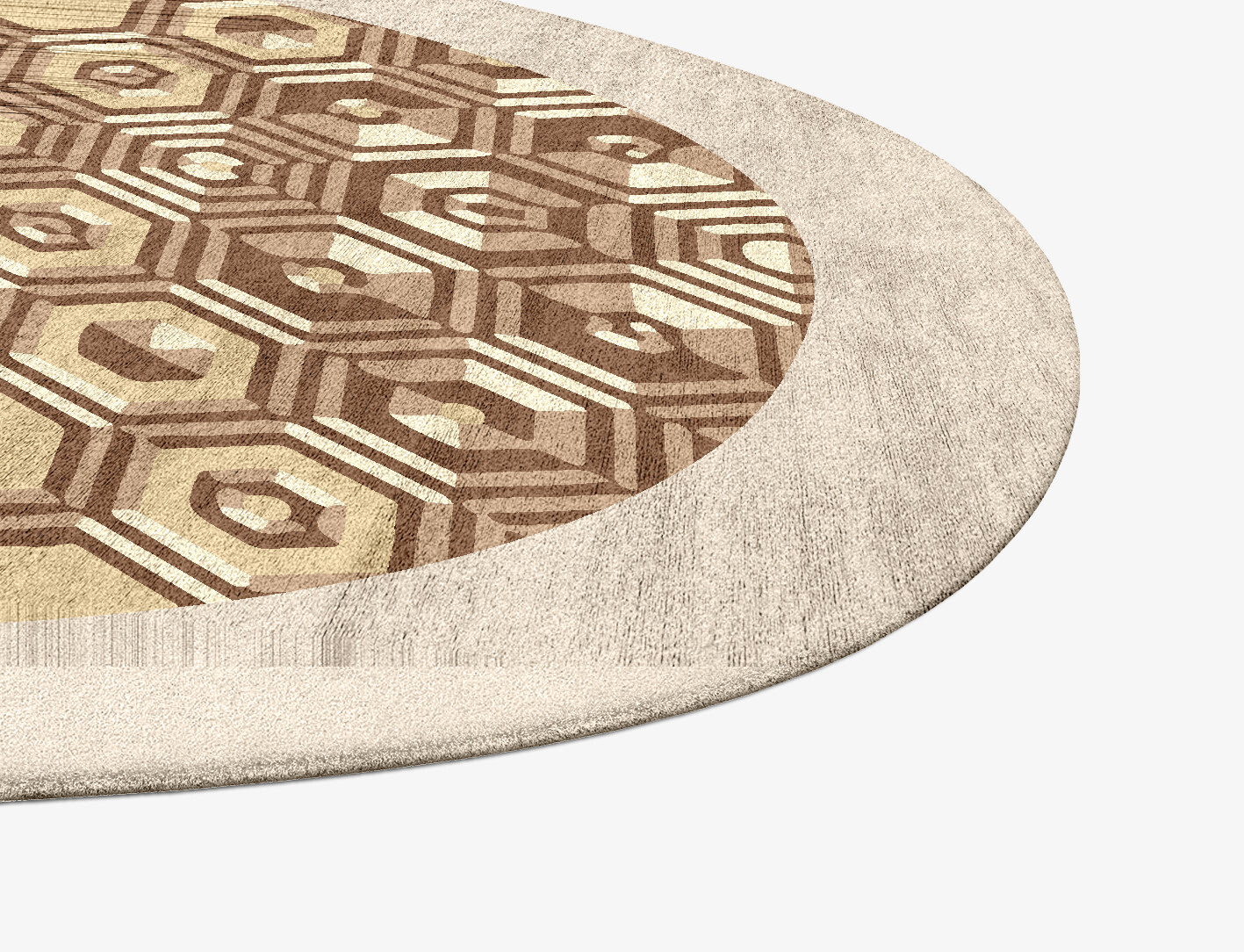 Yoso Origami Splash Hand Tufted Bamboo Silk Custom Rug by Rug Artisan