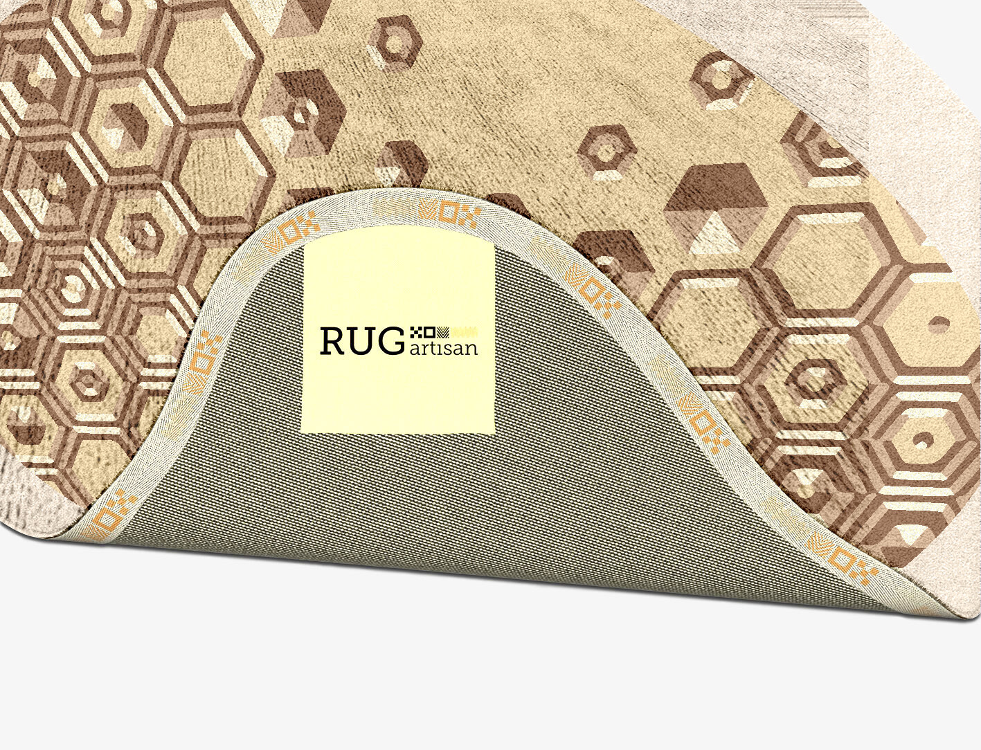 Yoso Origami Splash Hand Tufted Bamboo Silk Custom Rug by Rug Artisan