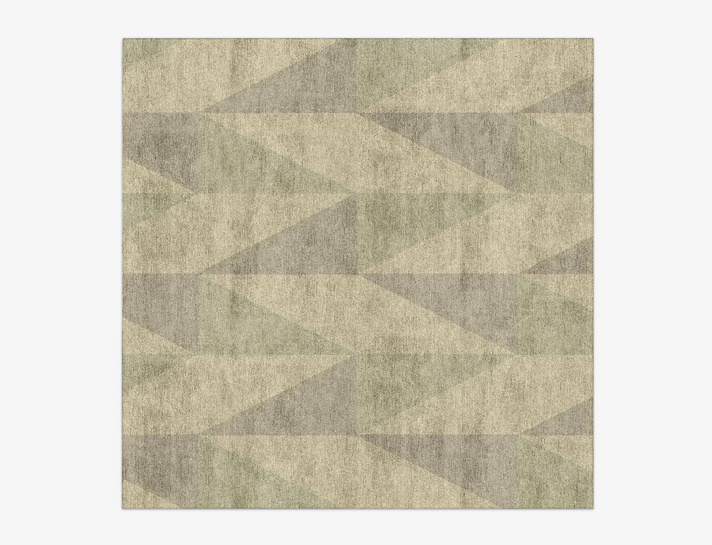 Yugen Minimalist Square Hand Knotted Bamboo Silk Custom Rug by Rug Artisan