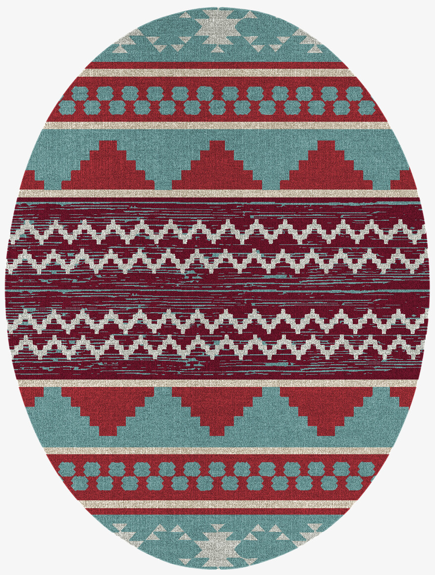 Yule Flatweaves Oval Flatweave New Zealand Wool Custom Rug by Rug Artisan