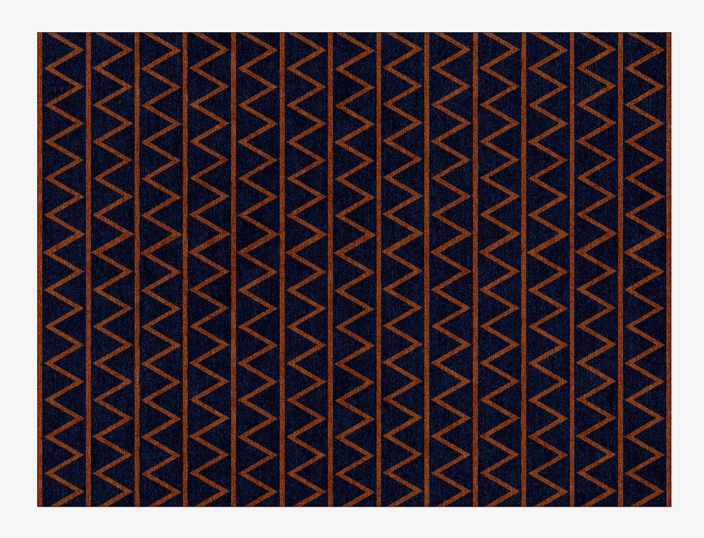 Zag Geometric Rectangle Hand Knotted Tibetan Wool Custom Rug by Rug Artisan