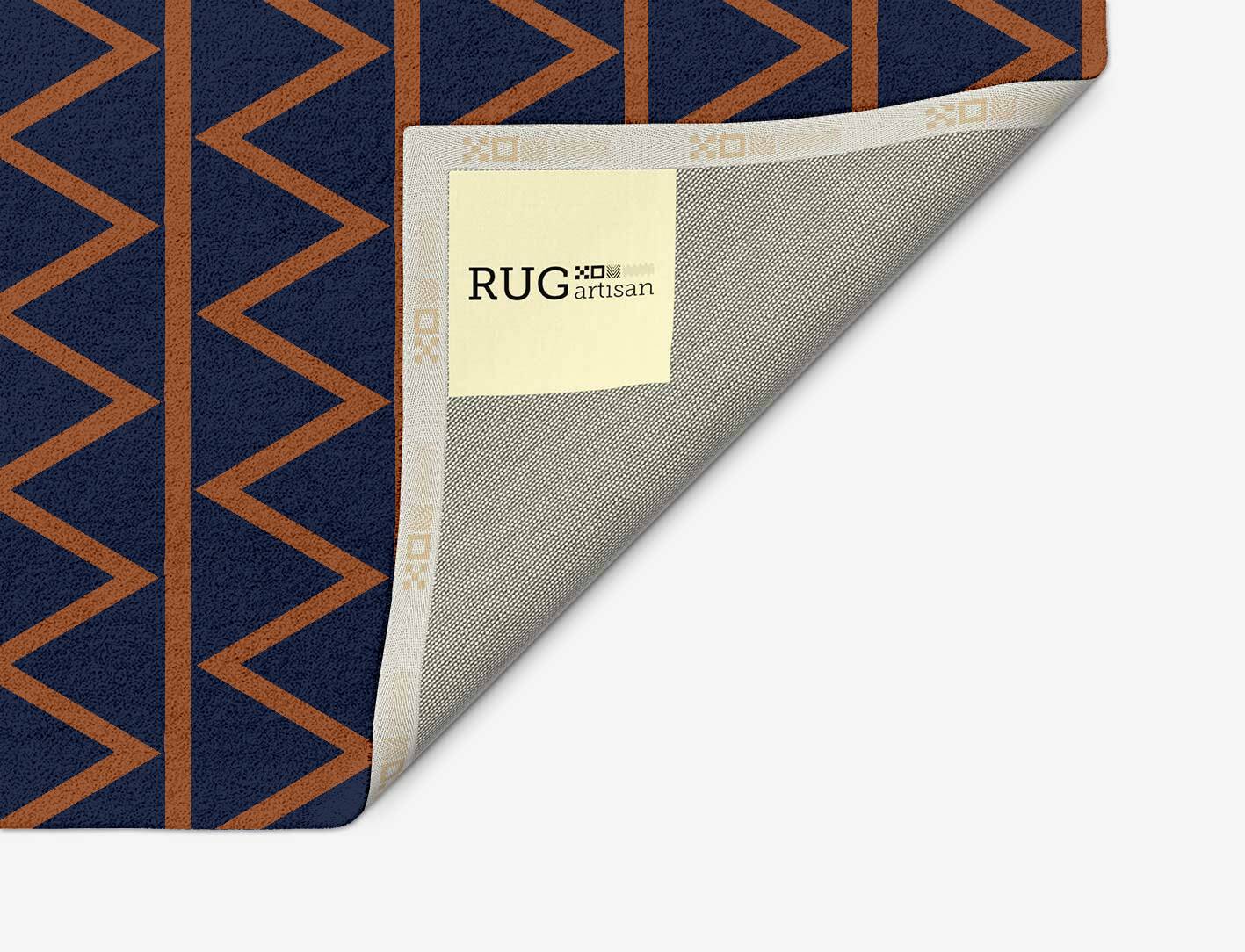 Zag Geometric Arch Hand Tufted Pure Wool Custom Rug by Rug Artisan