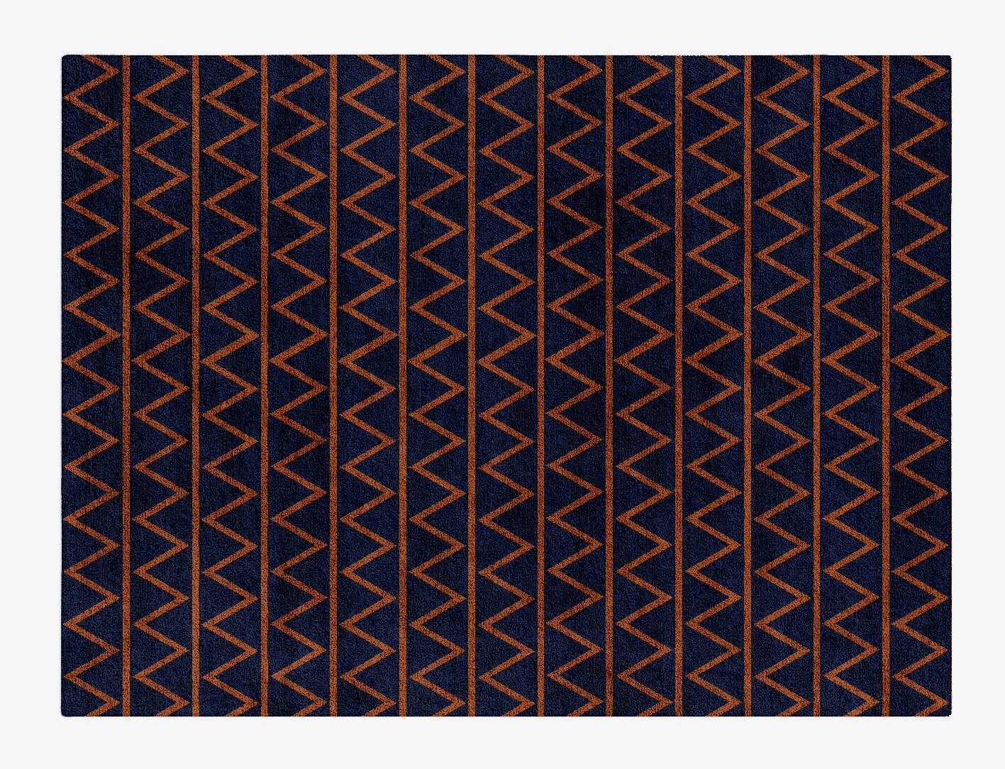 Zag Geometric Rectangle Hand Tufted Bamboo Silk Custom Rug by Rug Artisan