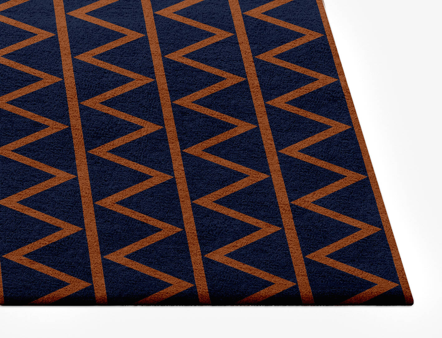 Zag Geometric Rectangle Hand Tufted Pure Wool Custom Rug by Rug Artisan