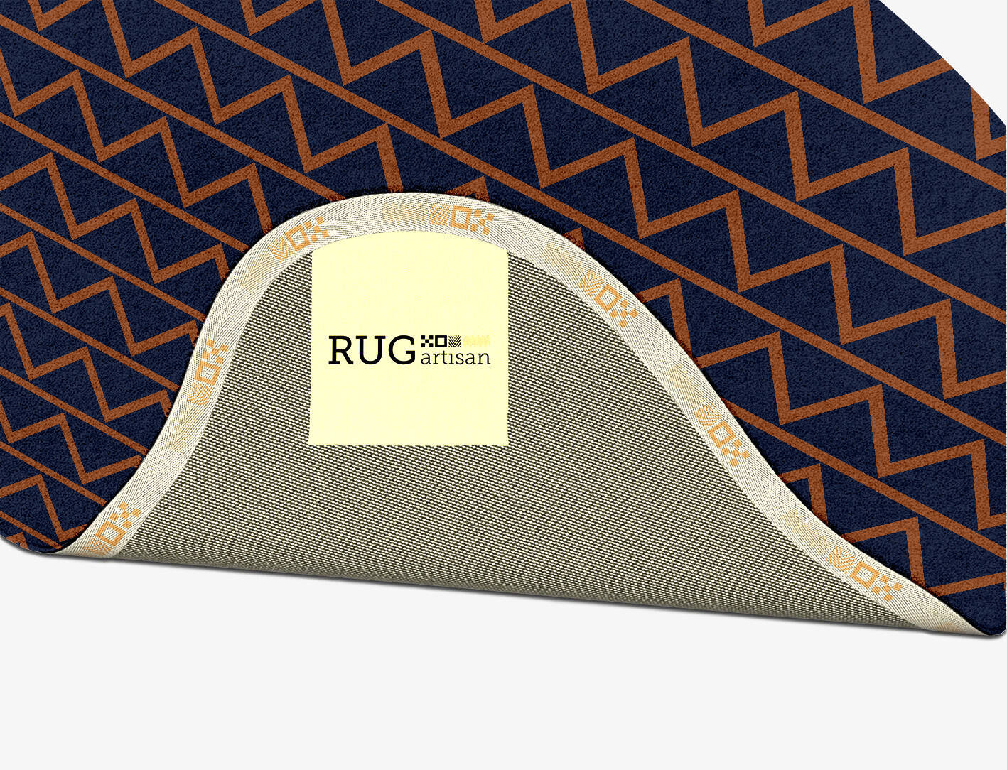 Zag Geometric Splash Hand Tufted Pure Wool Custom Rug by Rug Artisan