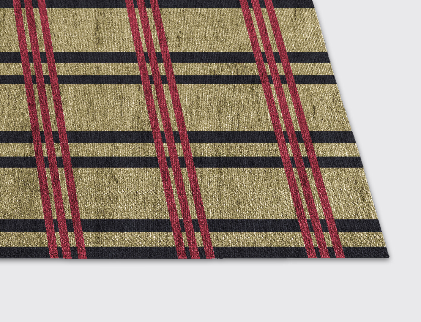 Zand Geometric Rectangle Flatweave Bamboo Silk Custom Rug by Rug Artisan