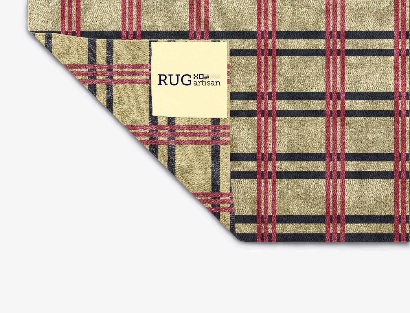 Zand Geometric Rectangle Flatweave New Zealand Wool Custom Rug by Rug Artisan