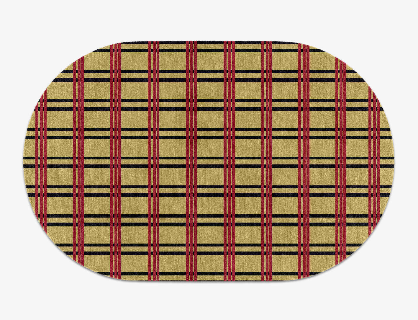 Zand Geometric Capsule Hand Knotted Tibetan Wool Custom Rug by Rug Artisan