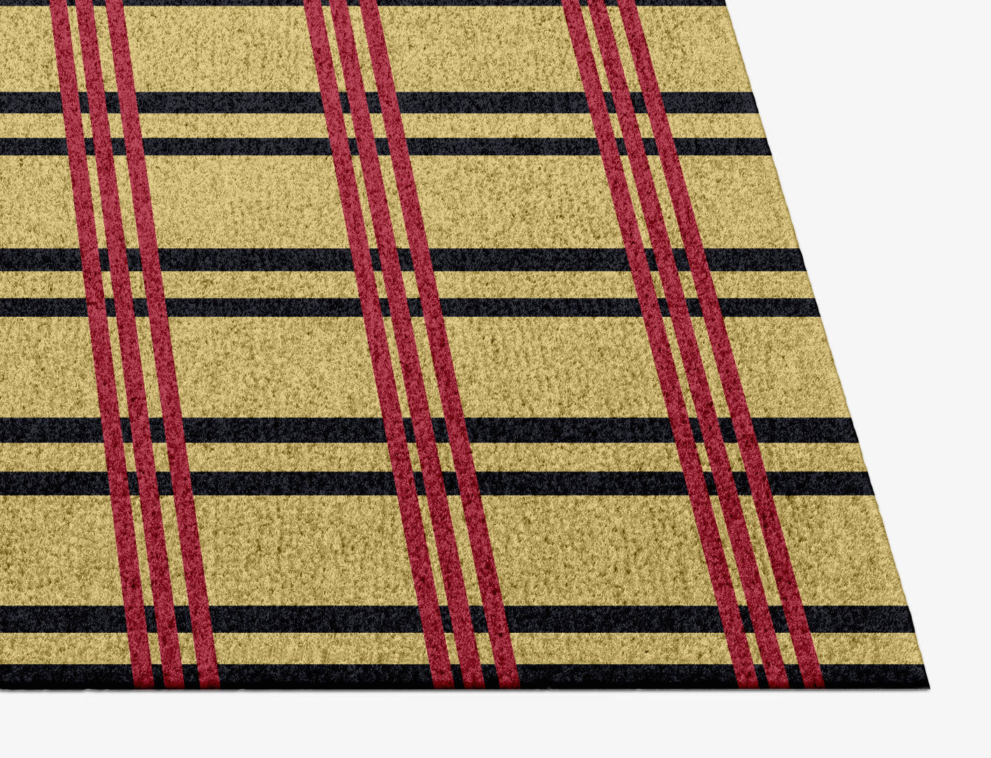 Zand Geometric Rectangle Hand Knotted Tibetan Wool Custom Rug by Rug Artisan