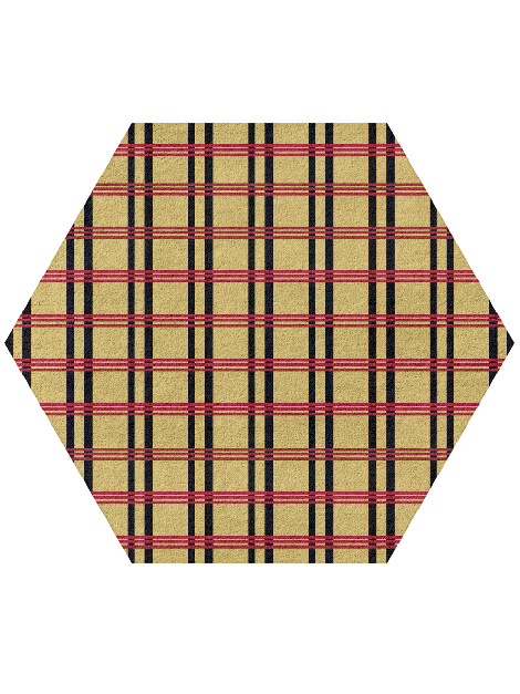 Zand Geometric Hexagon Hand Tufted Pure Wool Custom Rug by Rug Artisan