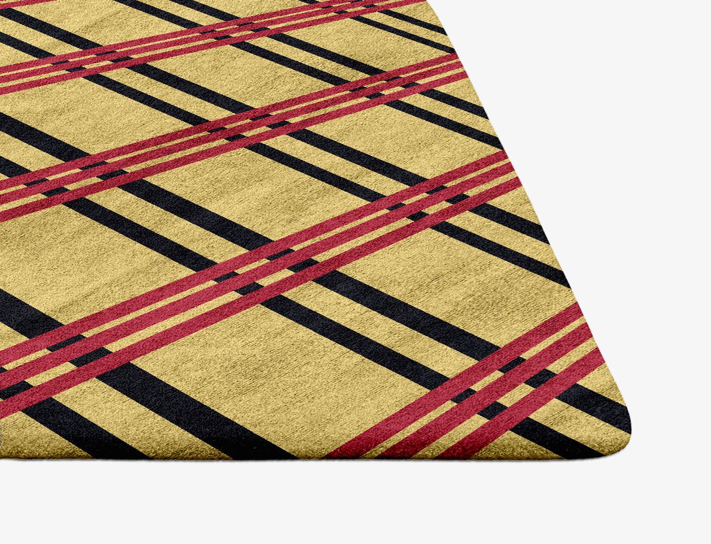 Zand Geometric Ogee Hand Tufted Bamboo Silk Custom Rug by Rug Artisan