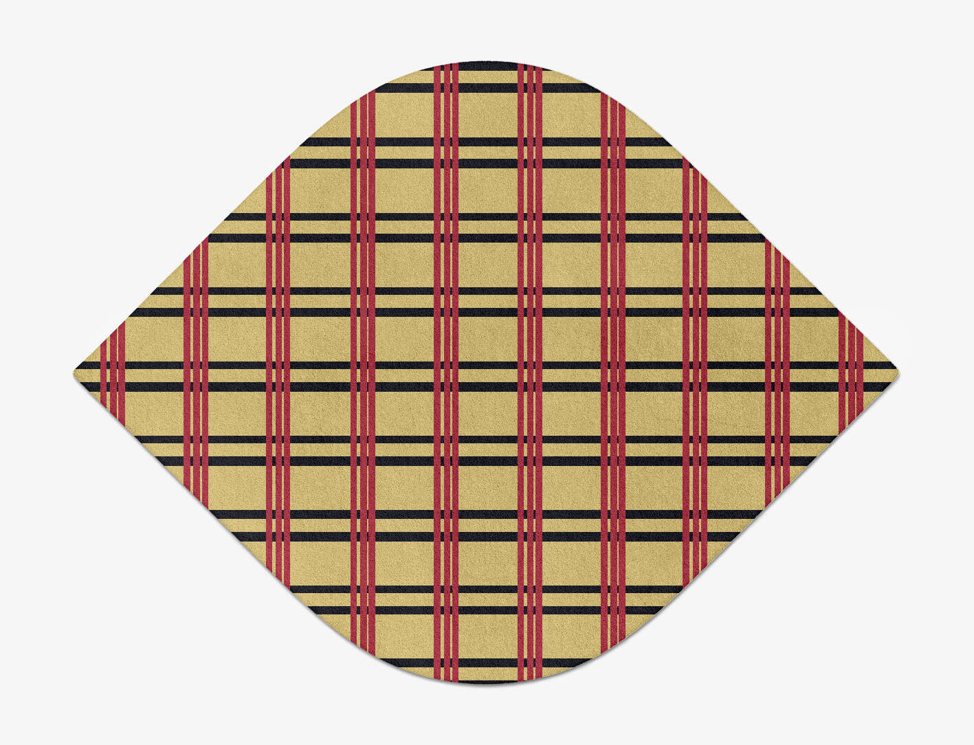 Zand Geometric Ogee Hand Tufted Pure Wool Custom Rug by Rug Artisan