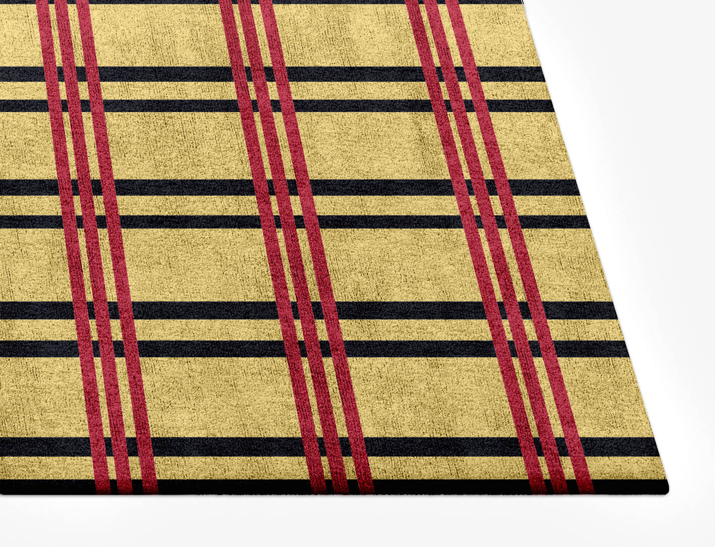 Zand Geometric Rectangle Hand Tufted Bamboo Silk Custom Rug by Rug Artisan