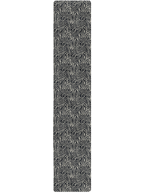 Zebra Hide Animal Prints Runner Hand Tufted Pure Wool Custom Rug by Rug Artisan