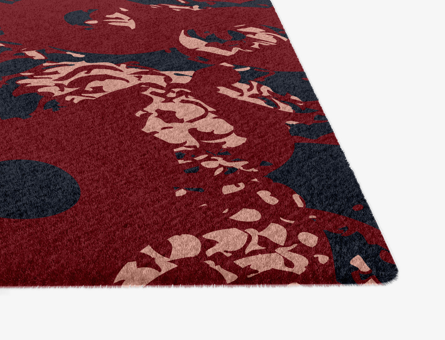 Zeitun Abstract Ogee Hand Knotted Tibetan Wool Custom Rug by Rug Artisan